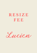 RESIZE FEE