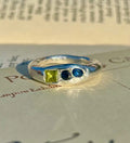 Peridot & Blue Sapphire